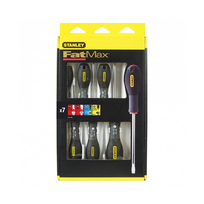 stanley - Tournevis Fatmax - Plat, Philips, Pozidriv - x7 STANLEY - Image 2