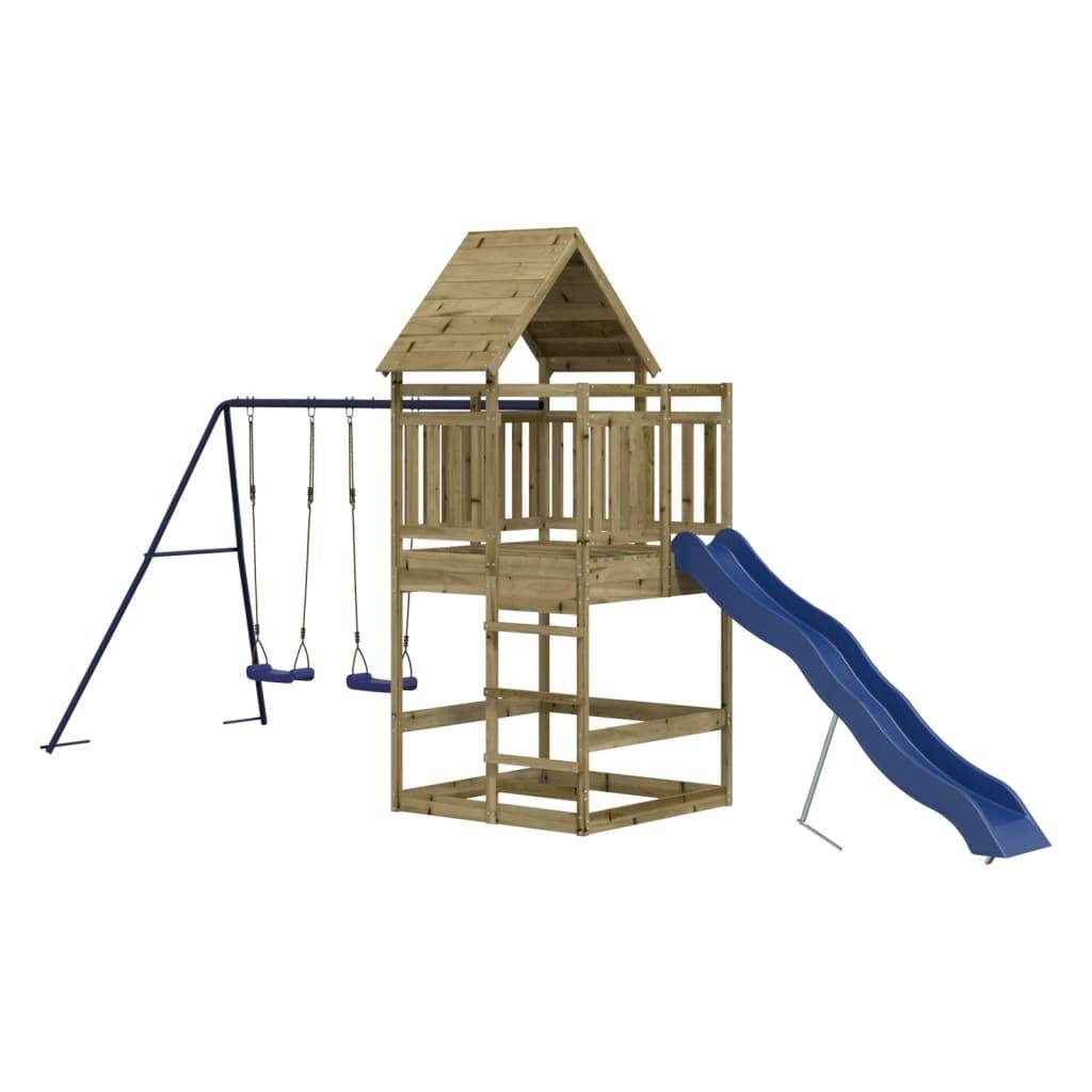Helloshop26 - Aire de jeux d'extérieur 553 x 206 x 264 cm bois de pin imprégné - Image 3
