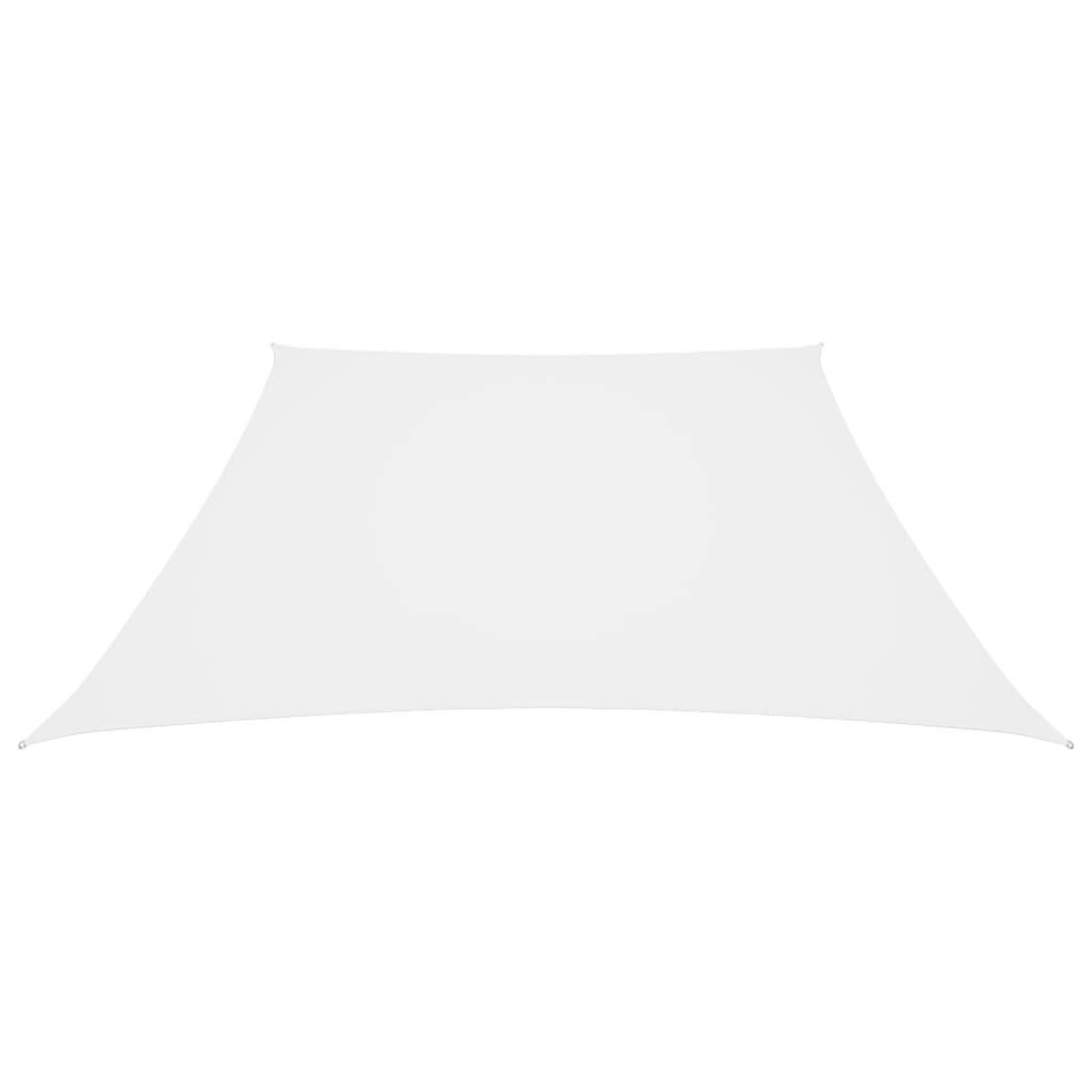 Helloshop26 - Voile toile d'ombrage parasol tissu oxford trapèze 3/5 x 4 m blanc - Image 2