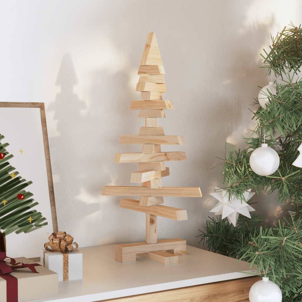 ComfortXL - Sapin de Noël en bois de pin décoratif style scandinave pour intérieur 60 cm – ComfortXL Outdoor Living - Image 3