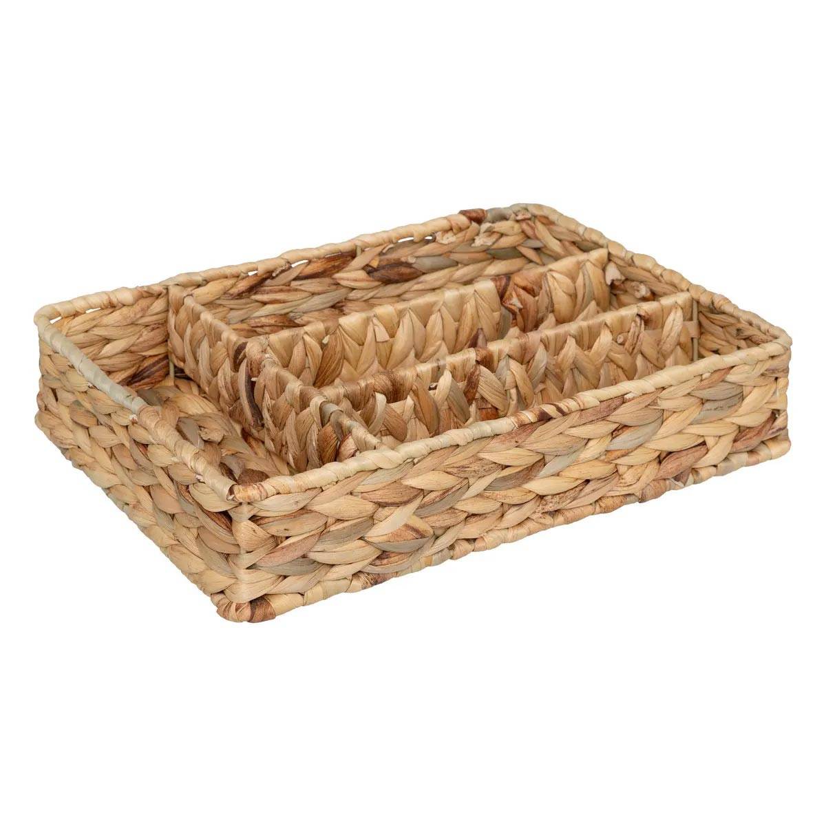 Range-Couverts en Jacinthe "Harmony" 34cm Naturel - Image 1