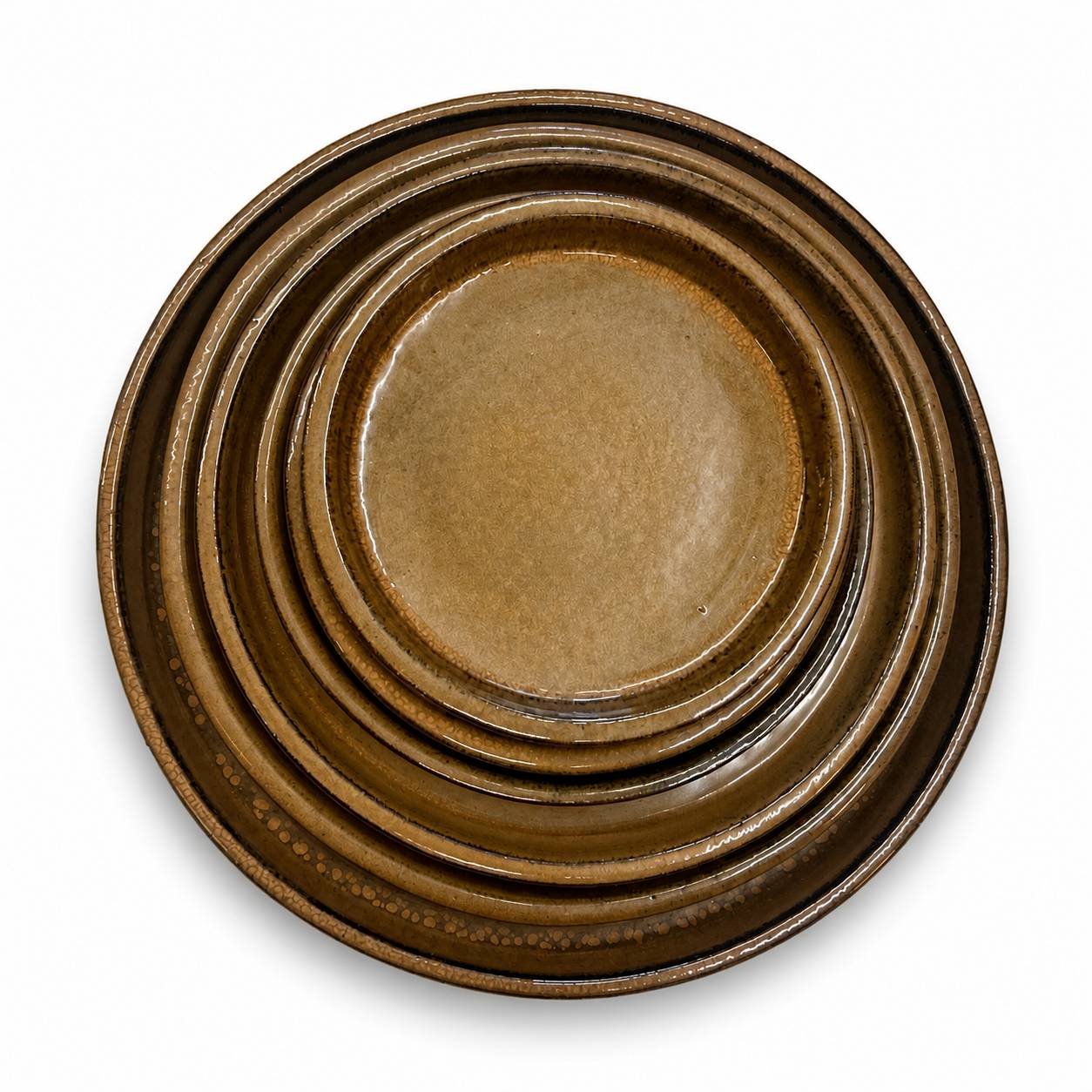 Provencelia - Soucoupe ronde 28cm miel ambré - Image 2