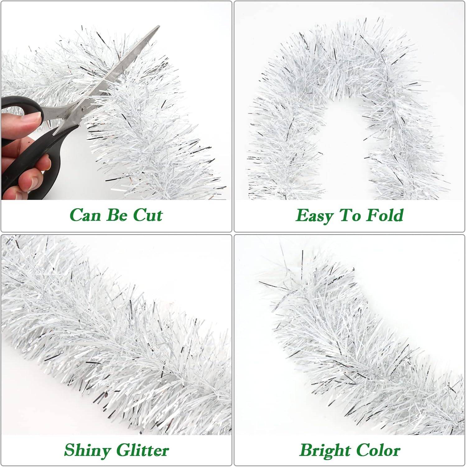Guirlande Artificielle de Noël 5m avec Feuilles et Baies en Plastique ABS de Haute Qualité - Imitation Réaliste - Image 3