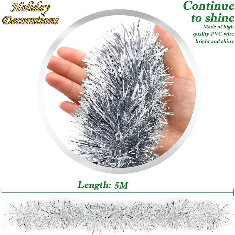 Guirlande Artificielle de Noël 5m avec Feuilles et Baies en Plastique ABS de Haute Qualité - Imitation Réaliste - Image 2