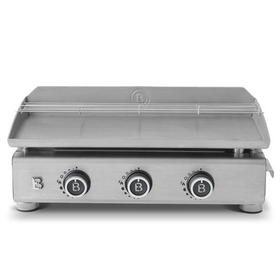 Plancha gaz Silvia EVO Inox 3 feux - BRASERO BY FAVEX - 7,95 kW – Plaque inox – Surface 67 x 34 cm – LONGTIME® - Image 9