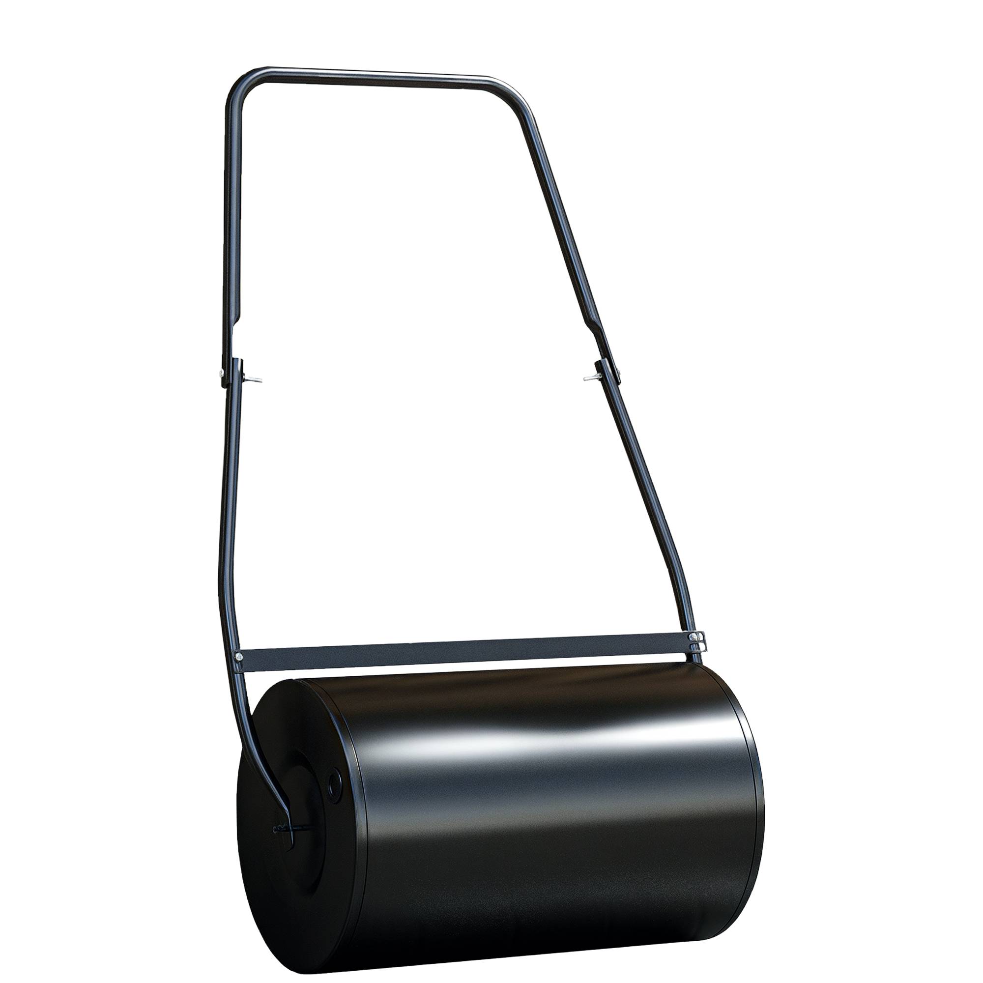ComfortXL - Rouleau à gazon acier 38 L noir jardin terrain semis remplissage eau ou sable - ComfortXL Outdoor Living - Image 1