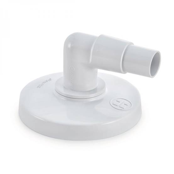 Skim-Vac coudé 32/38 pour skimmer de piscine - Blanc - SP11071 - Hayward - Image 1