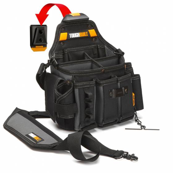 Poche à outils d'électricien avec bandoulière - TOUGHBUILT - TB-CT-104-BEA - Image 1