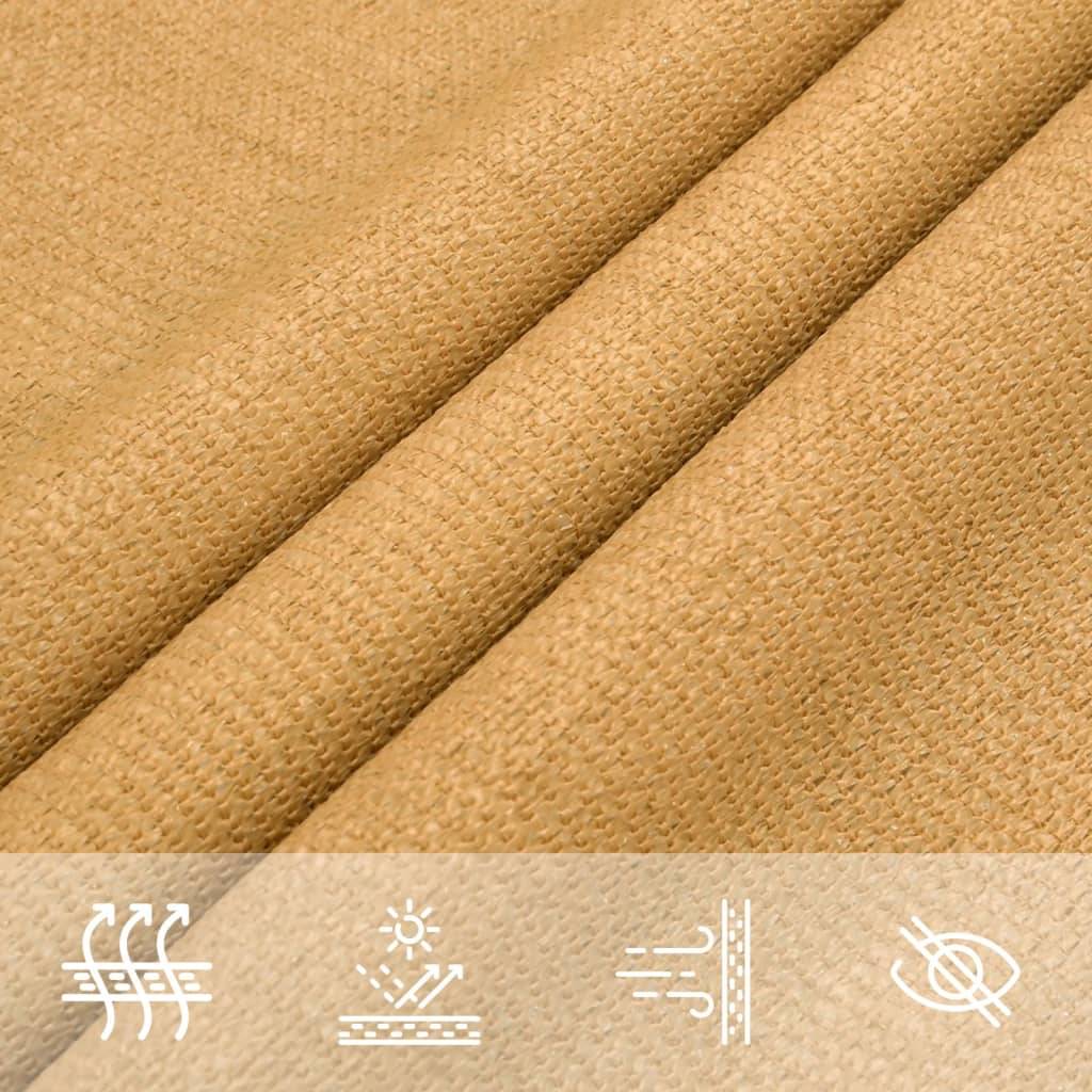 Voile d'ombrage carré PEHD sable 3 x 3 cm - PANGIVO - Image 8