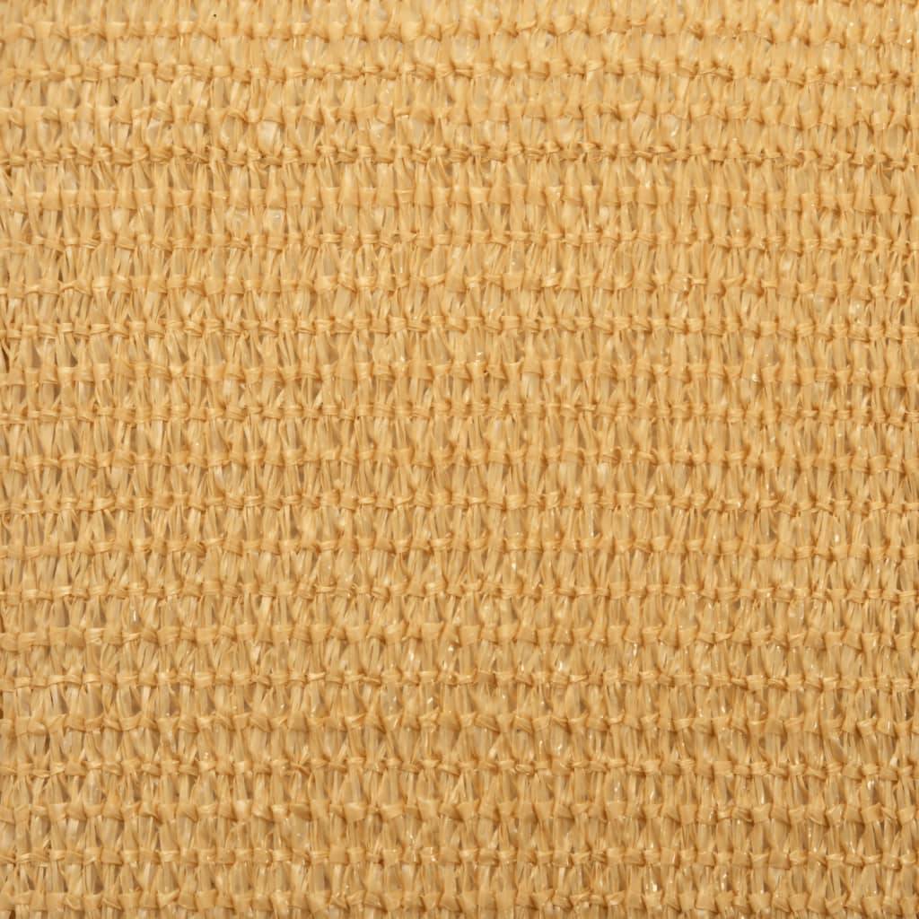 Voile d'ombrage carré PEHD sable 3 x 3 cm - PANGIVO - Image 9