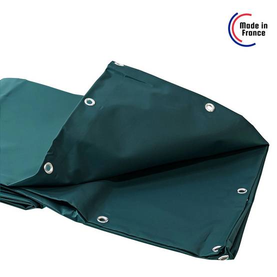 Bâche Agricole 3x5 m XP640AG Verte - Garantie 10 ans - Bâche de protection étanche pour Matériel agricole - Made in France TECPLAST - Image 5