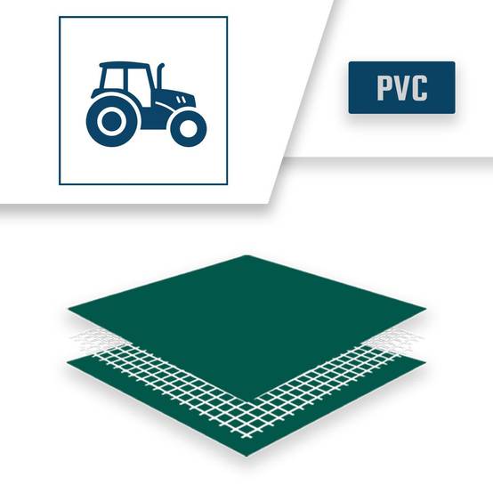 Bâche Agricole 3x5 m XP640AG Verte - Garantie 10 ans - Bâche de protection étanche pour Matériel agricole - Made in France TECPLAST - Image 4