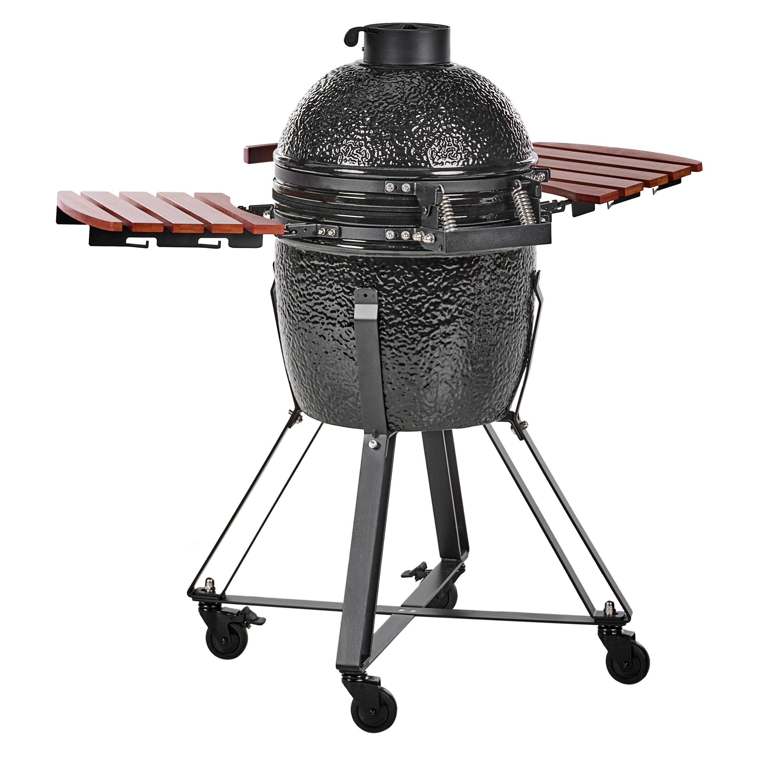 Beliani - Gril à charbon de bois Céramique Noir KAMADO - 111x53x112- Beliani - Image 7