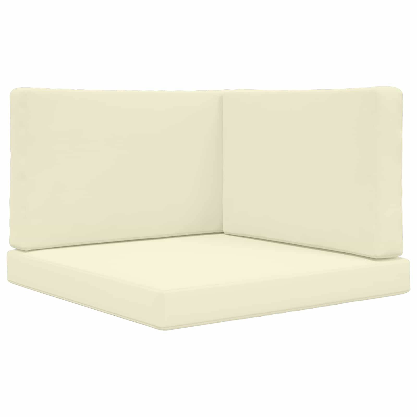 PANGIVO - Coussins de canapé extérieur polyester crème 80 x 80 x 8 cm, poids:5.9kg - PANGIVO - Image 2
