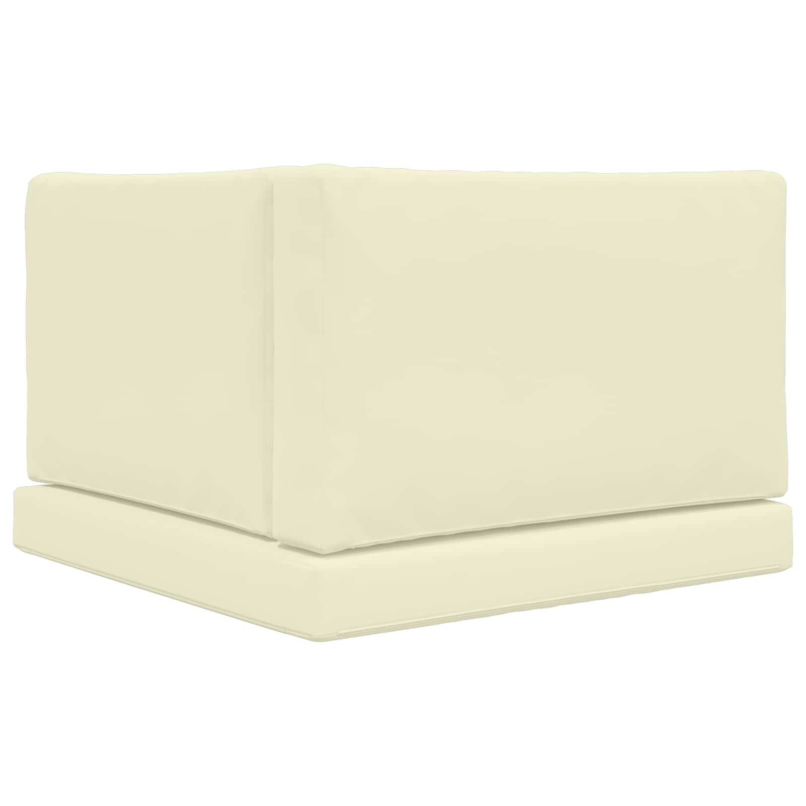 PANGIVO - Coussins de canapé extérieur polyester crème 80 x 80 x 8 cm, poids:5.9kg - PANGIVO - Image 7