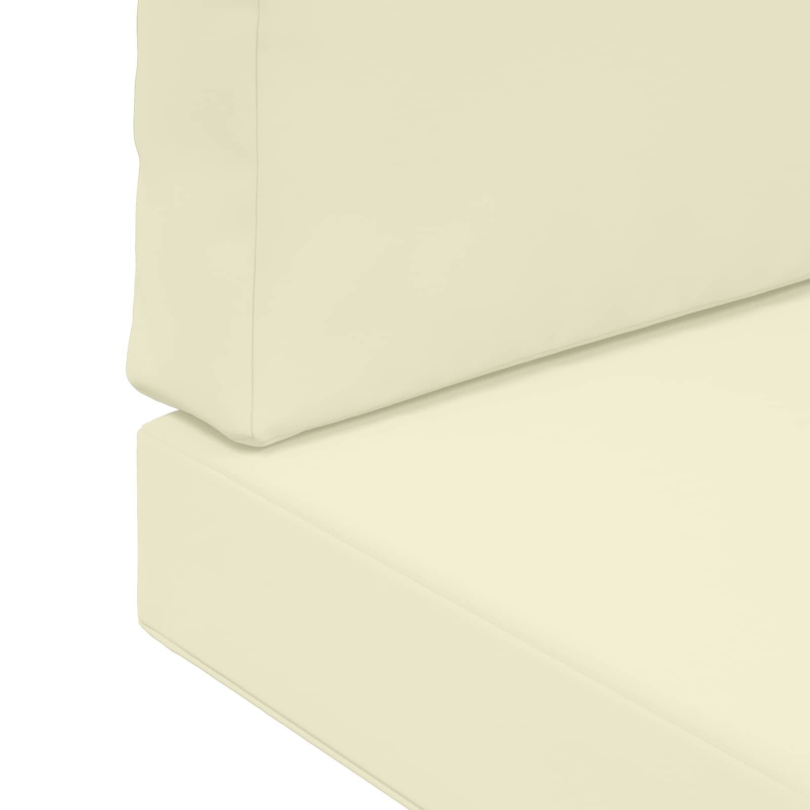 PANGIVO - Coussins de canapé extérieur polyester crème 80 x 80 x 8 cm, poids:5.9kg - PANGIVO - Image 9