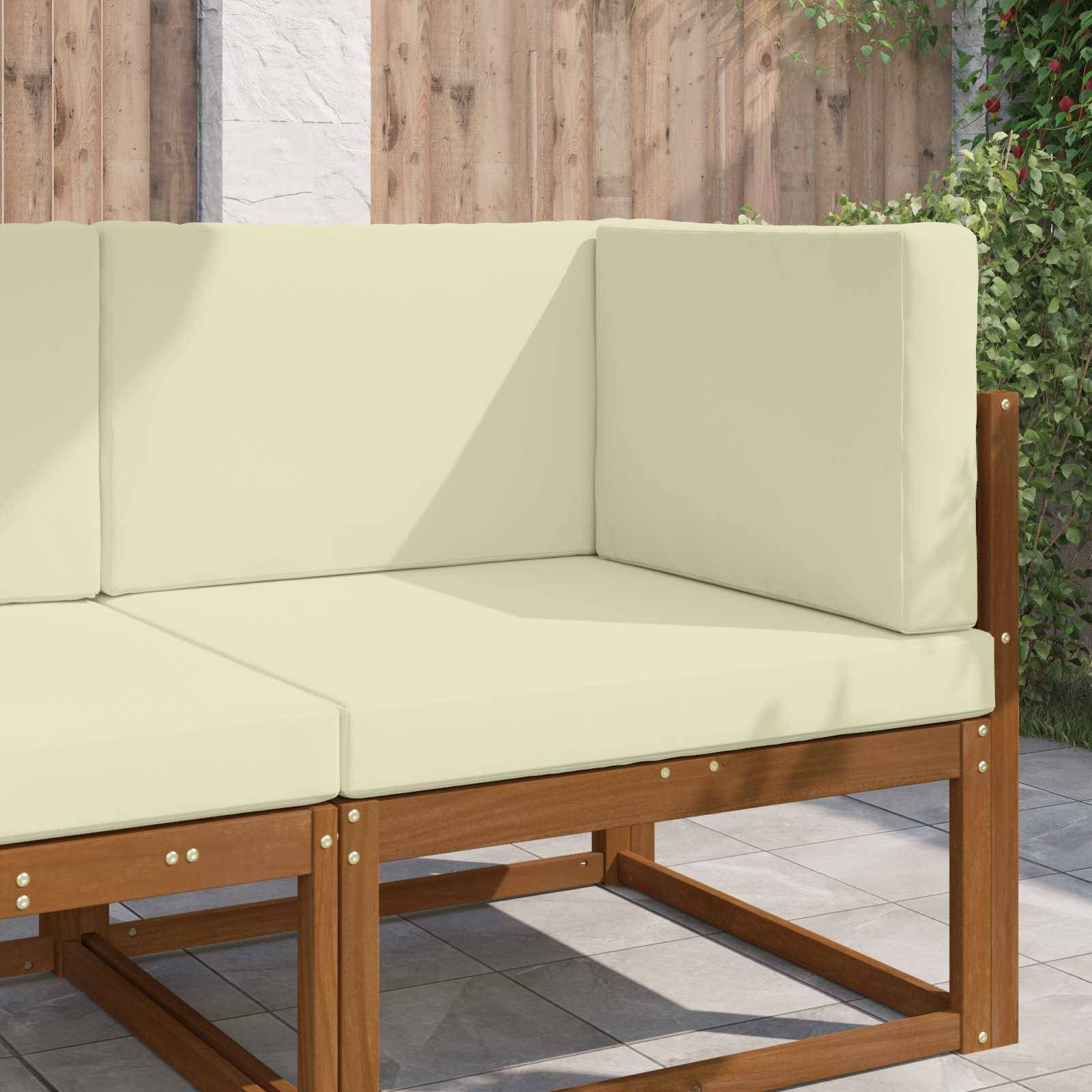 PANGIVO - Coussins de canapé extérieur polyester crème 80 x 80 x 8 cm, poids:5.9kg - PANGIVO - Image 1