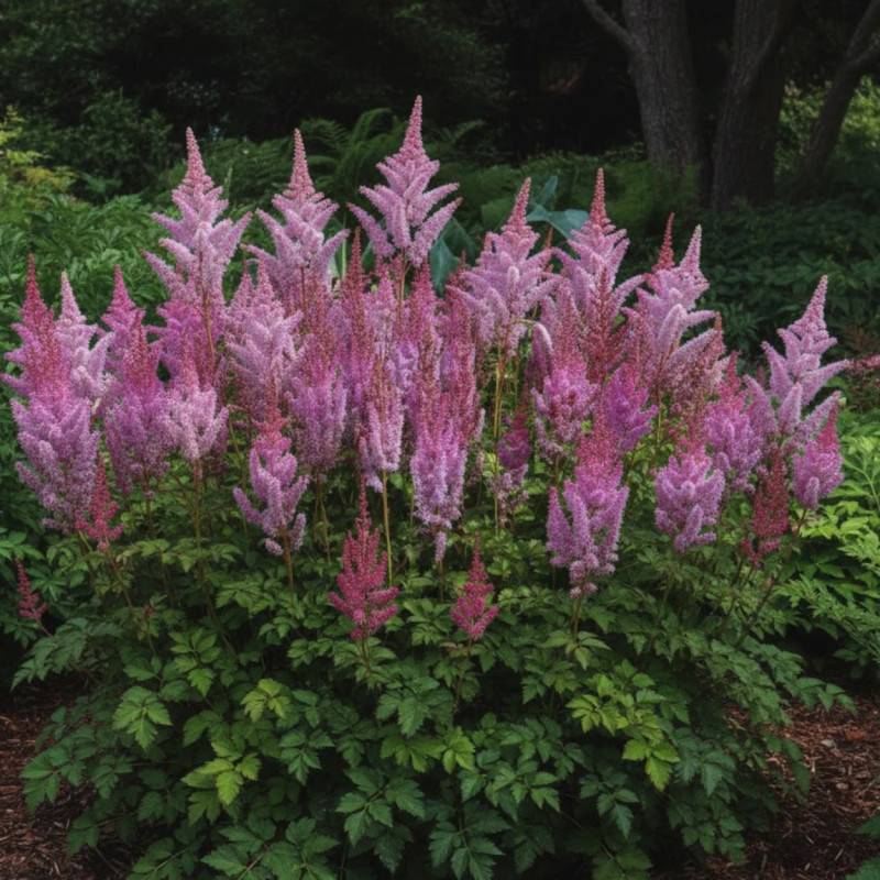 Astilbe de Chine Purpurlanze à fleurs Rose/ - feuillage Caduc - Godet - 5/20 cm - Image 1