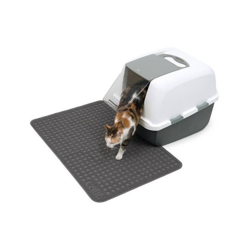 Cat It Tapis Pour Bac A Litiere - Grand Format - 90 X 60 Cm 35,5 X 23,5 Po - Pour Chat - Image 1