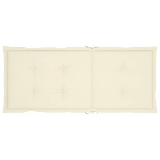 Chaises pliables jardin bois d'acacia crème 57 x 69 x 111 cm - PANGIVO - Image 8