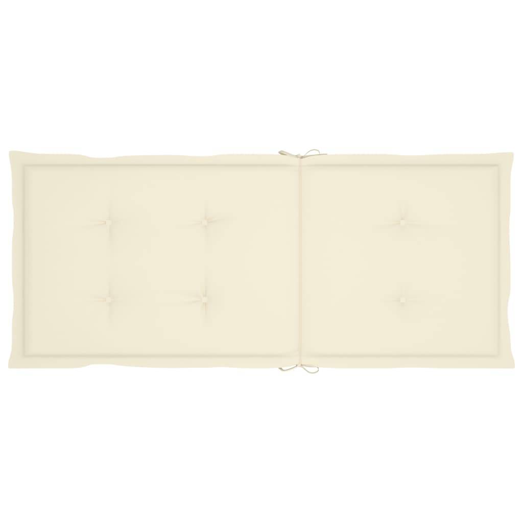 Chaises pliables jardin bois d'acacia crème 57 x 69 x 111 cm - PANGIVO - Image 8