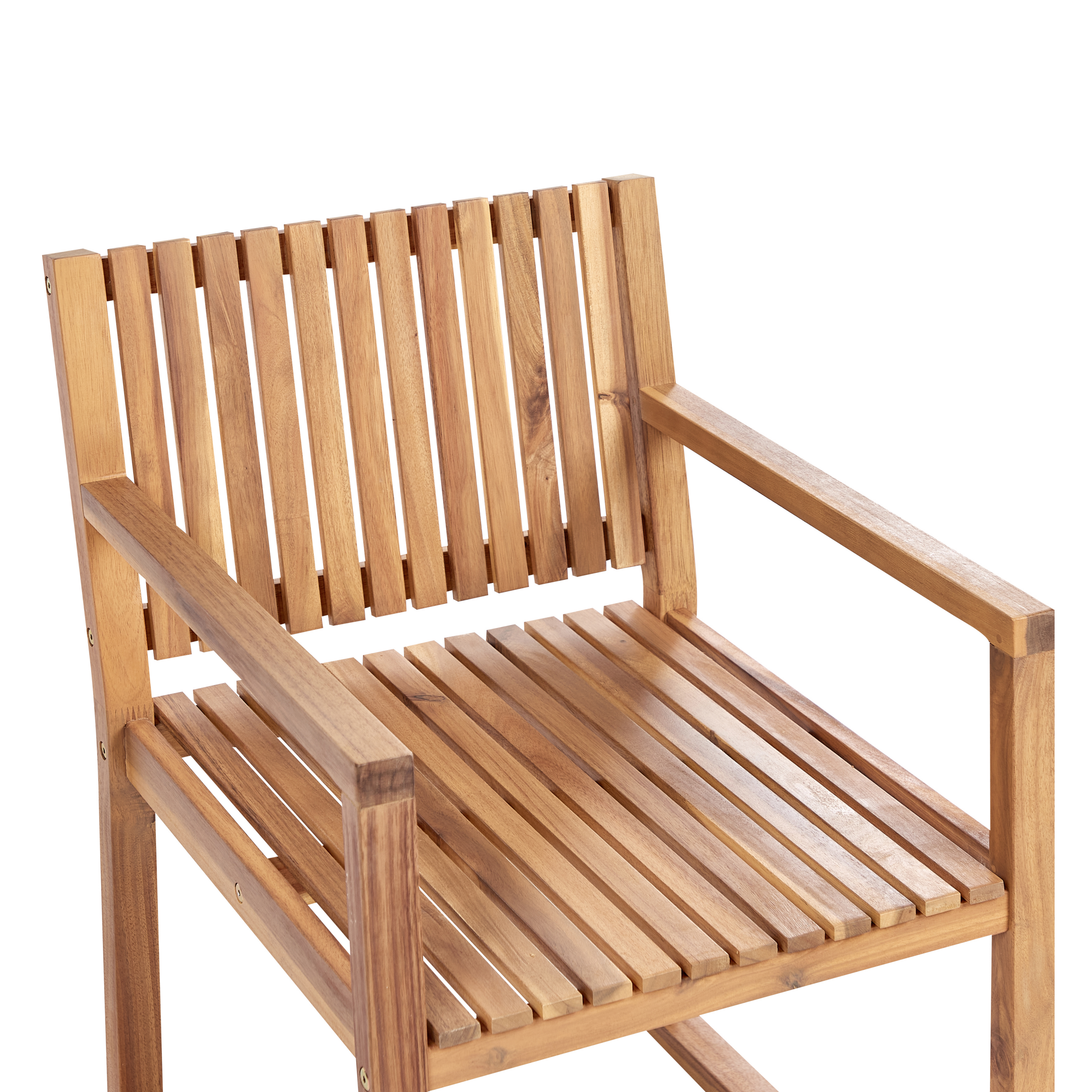 Beliani - Lot de 8 Chaises de Jardin avec Coussins Taupe en Bois d'Acacia Certifié Style Rustique - Image 9