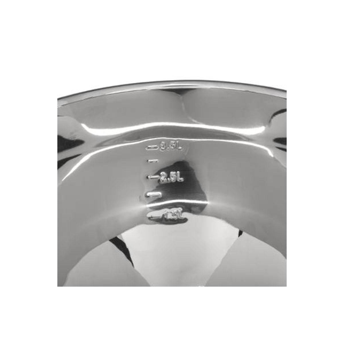 Essoreuse à Salade en Inox "Levier" 3,5L Argent - Image 4