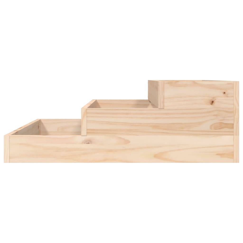 Vidaxl - Jardinière 78x78x27 cm Bois massif de pin vidaXL 823906 - Image 6