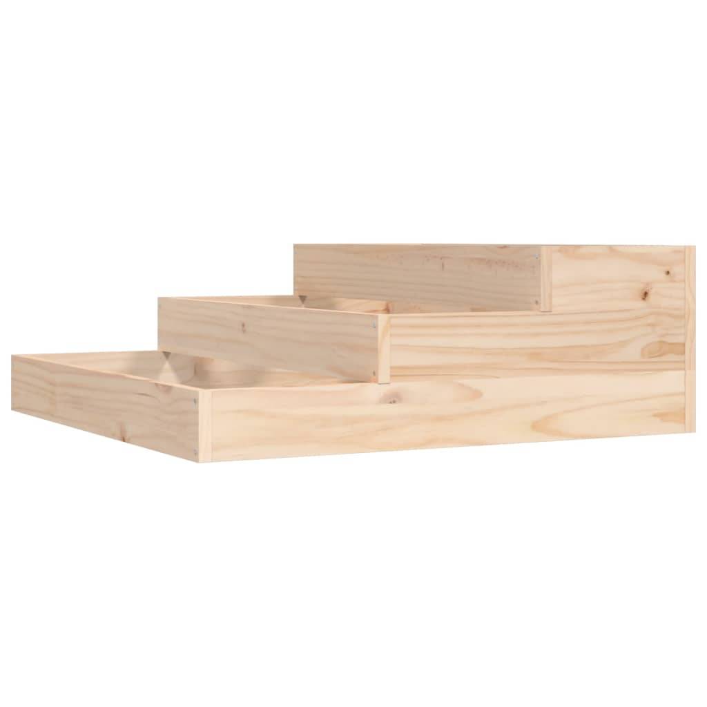 Vidaxl - Jardinière 78x78x27 cm Bois massif de pin vidaXL 823906 - Image 2