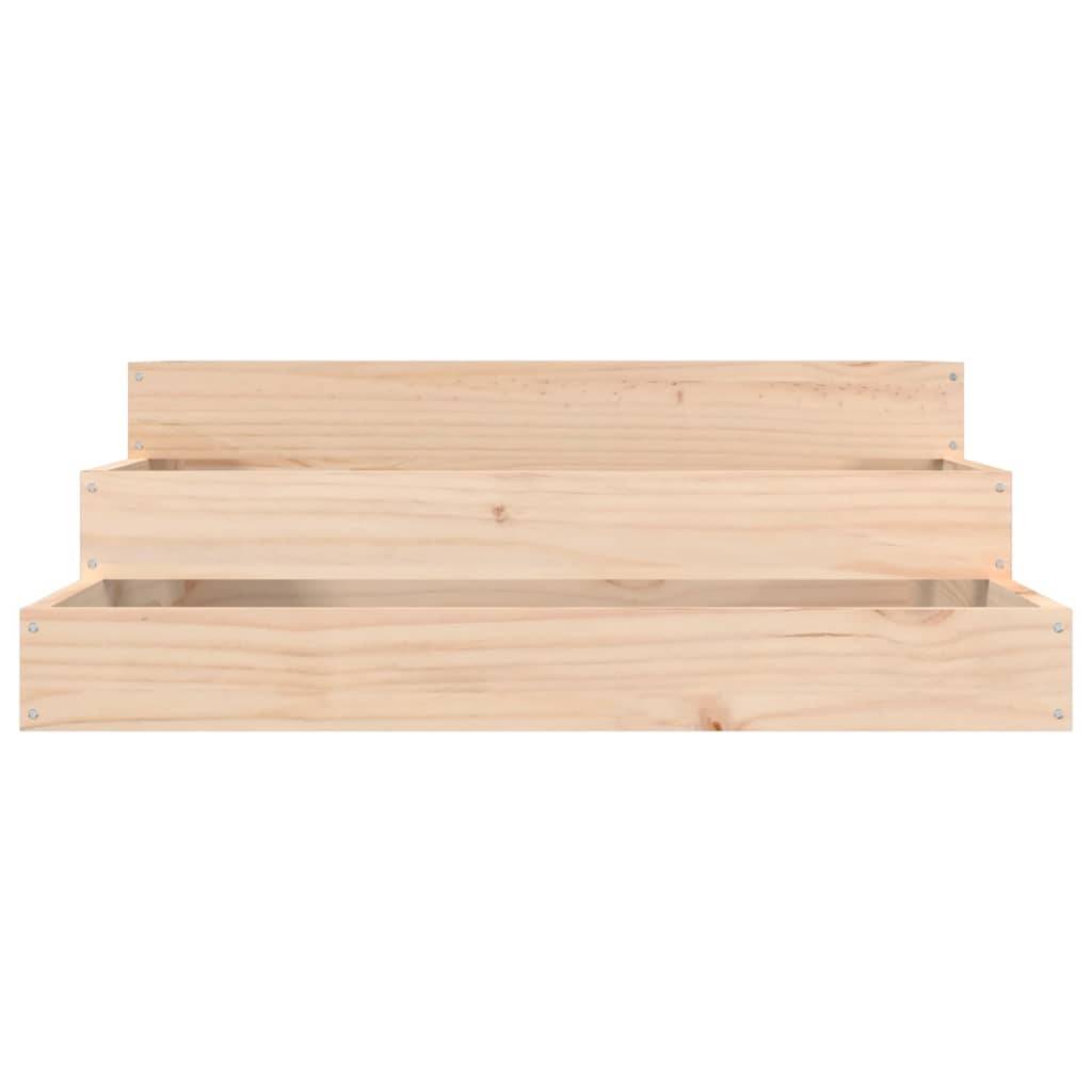 Vidaxl - Jardinière 78x78x27 cm Bois massif de pin vidaXL 823906 - Image 5