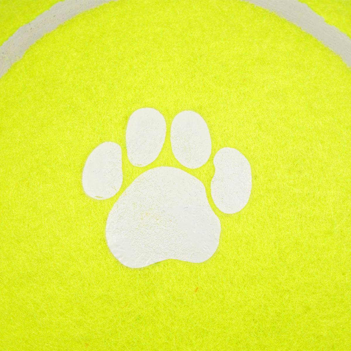 Love Story - Jouet pour Chien "Balle de Tennis" 15cm Jaune - Image 2