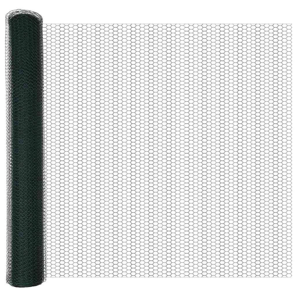 Clôture hexagonale PVC Vert 100 x 1.4 cm, Poids :20.85kg - PANGIVO - Image 5