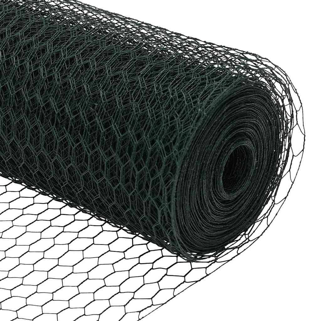 Clôture hexagonale PVC Vert 100 x 1.4 cm, Poids :20.85kg - PANGIVO - Image 8