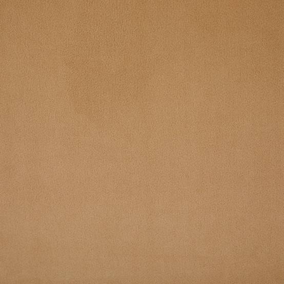 sweeek - Fauteuil scandinave bois d'hévéa teinté noyer et tissu velours cappuccino | sweeek - Image 7