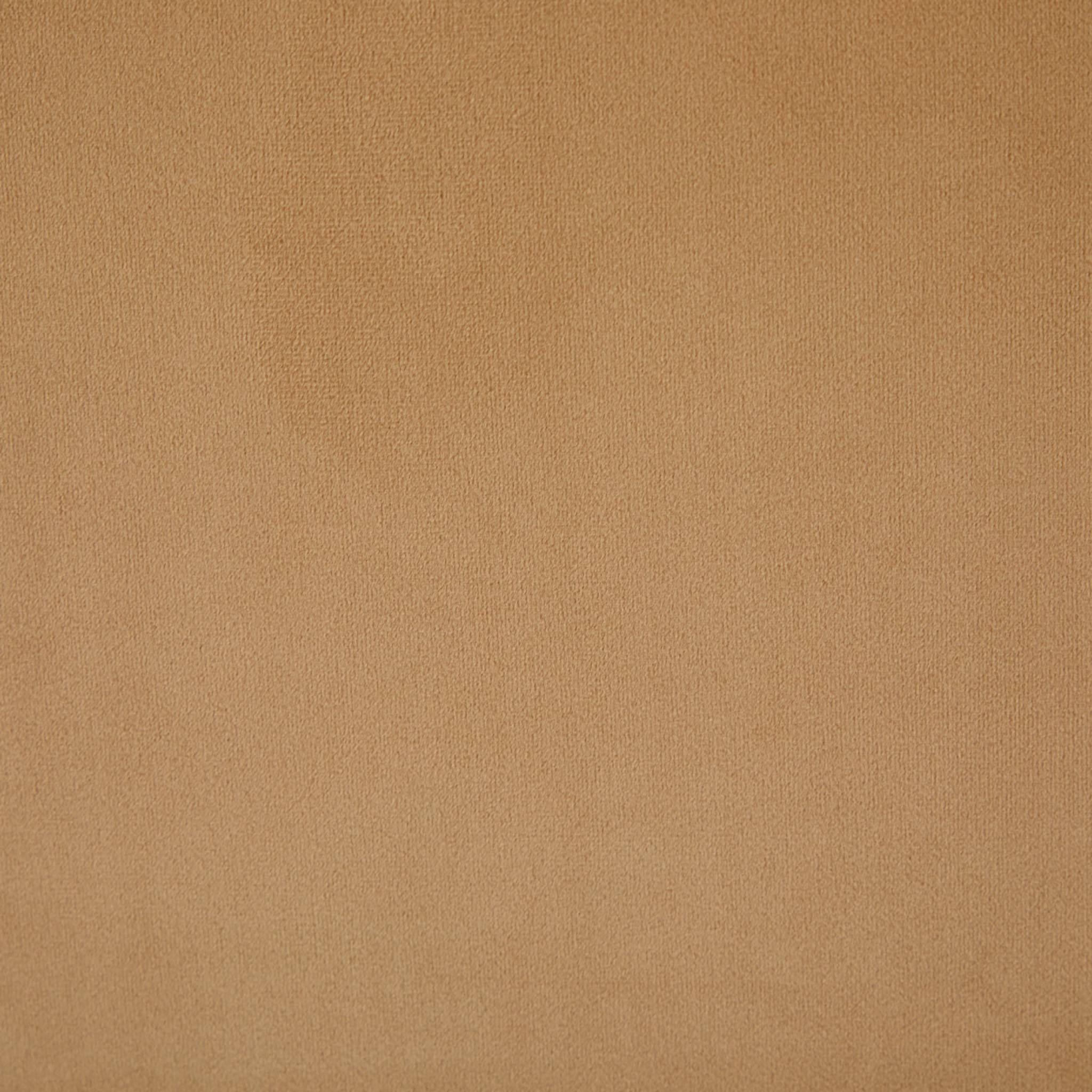 sweeek - Fauteuil scandinave bois d'hévéa teinté noyer et tissu velours cappuccino | sweeek - Image 7