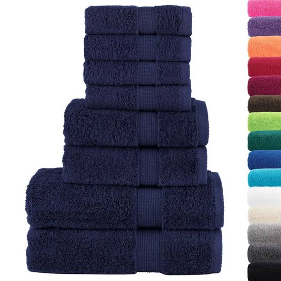 Ensemble de serviettes de qualité supérieure SOLUND 8 pcs Maison Chic - Image 1