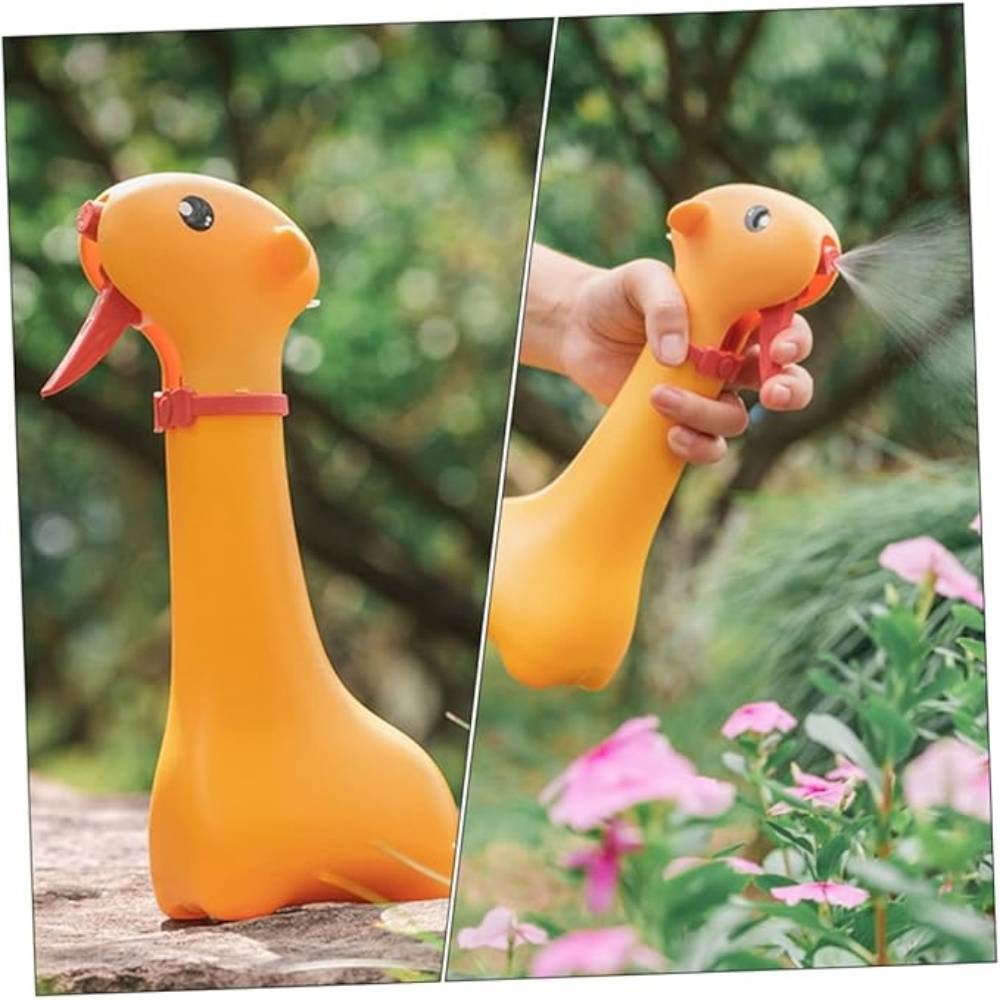 3 Pièces Arrosoirs Portables Dessin Animé Plastique Jaune Pour Enfants - Image 5