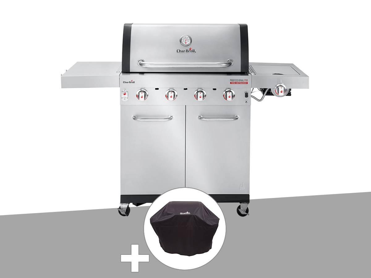 Char-broil - Barbecue à gaz Professional Pro S 4 + Housse de protection - Char-Broil - Image 1