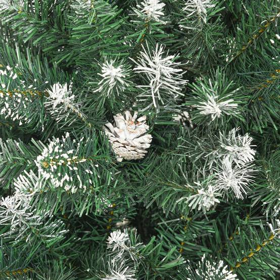 Maison Chic - Sapin De Noël - Arbre de Noël artificiel avec support 210 cm PVC - Image 6