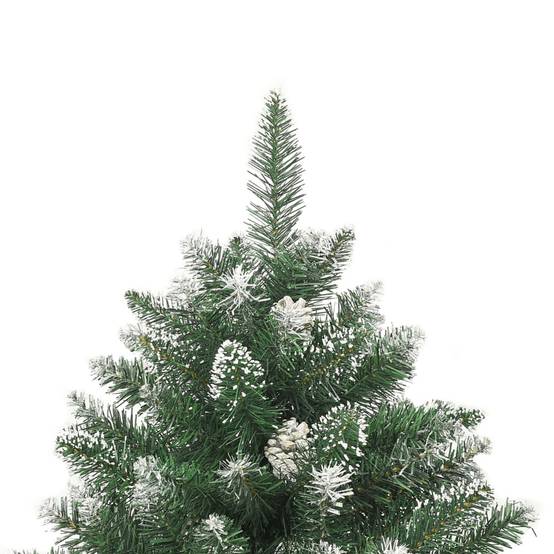 Maison Chic - Sapin De Noël - Arbre de Noël artificiel avec support 210 cm PVC - Image 4