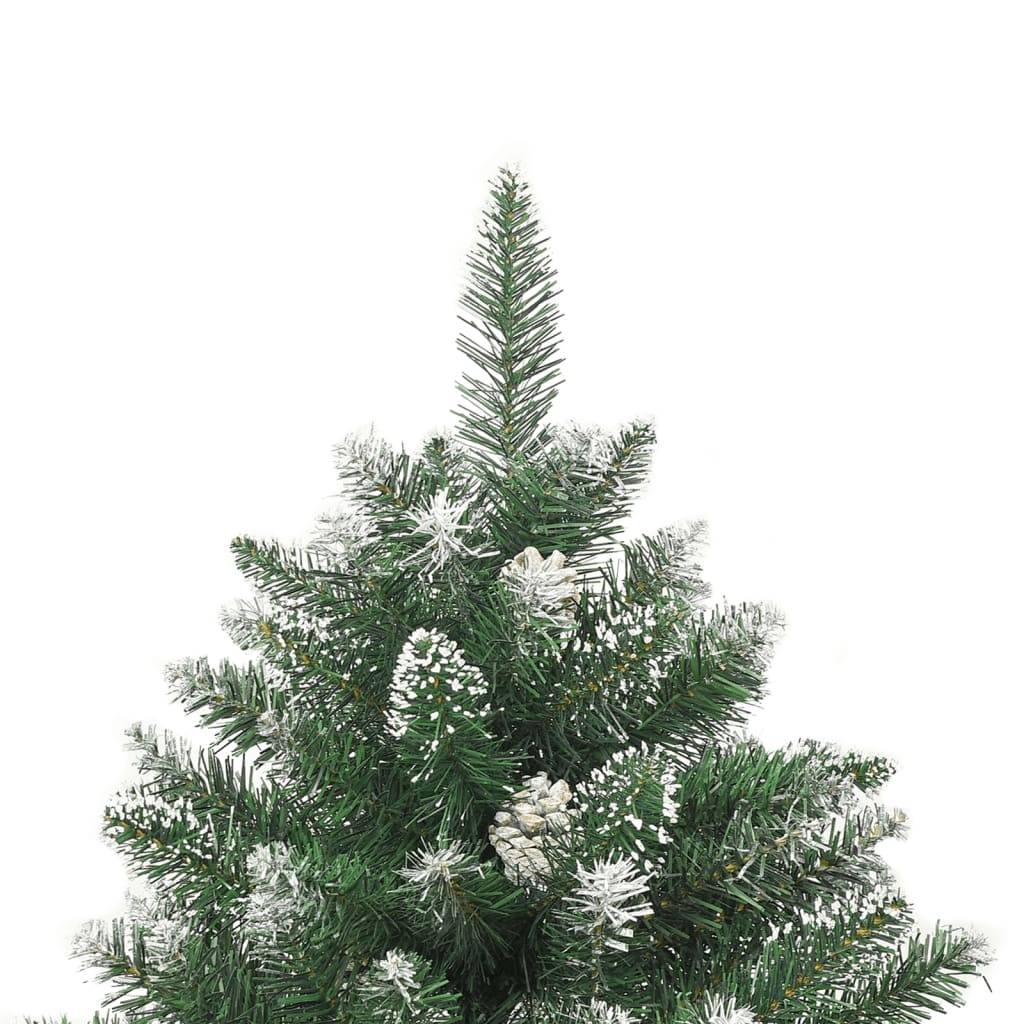 Maison Chic - Sapin De Noël - Arbre de Noël artificiel avec support 210 cm PVC - Image 4
