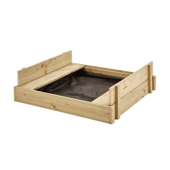 Bac à sable bois FSC® avec bancs intégrés - Image 5