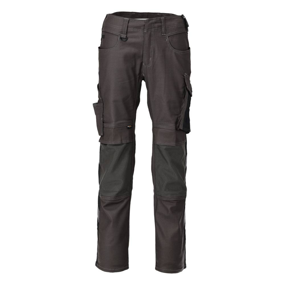 Pantalon de travail avec poches genouillères MASCOT Unique - 21979-459-Gris anthracite-50-90