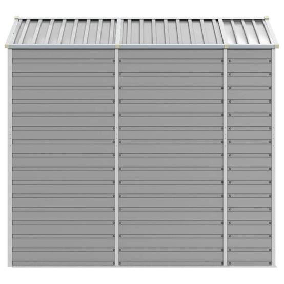 Vidaxl - Abri de jardin gris clair 191 x 215 x 198 cm en acier galvanisé vidaXL 3188243 - Image 7