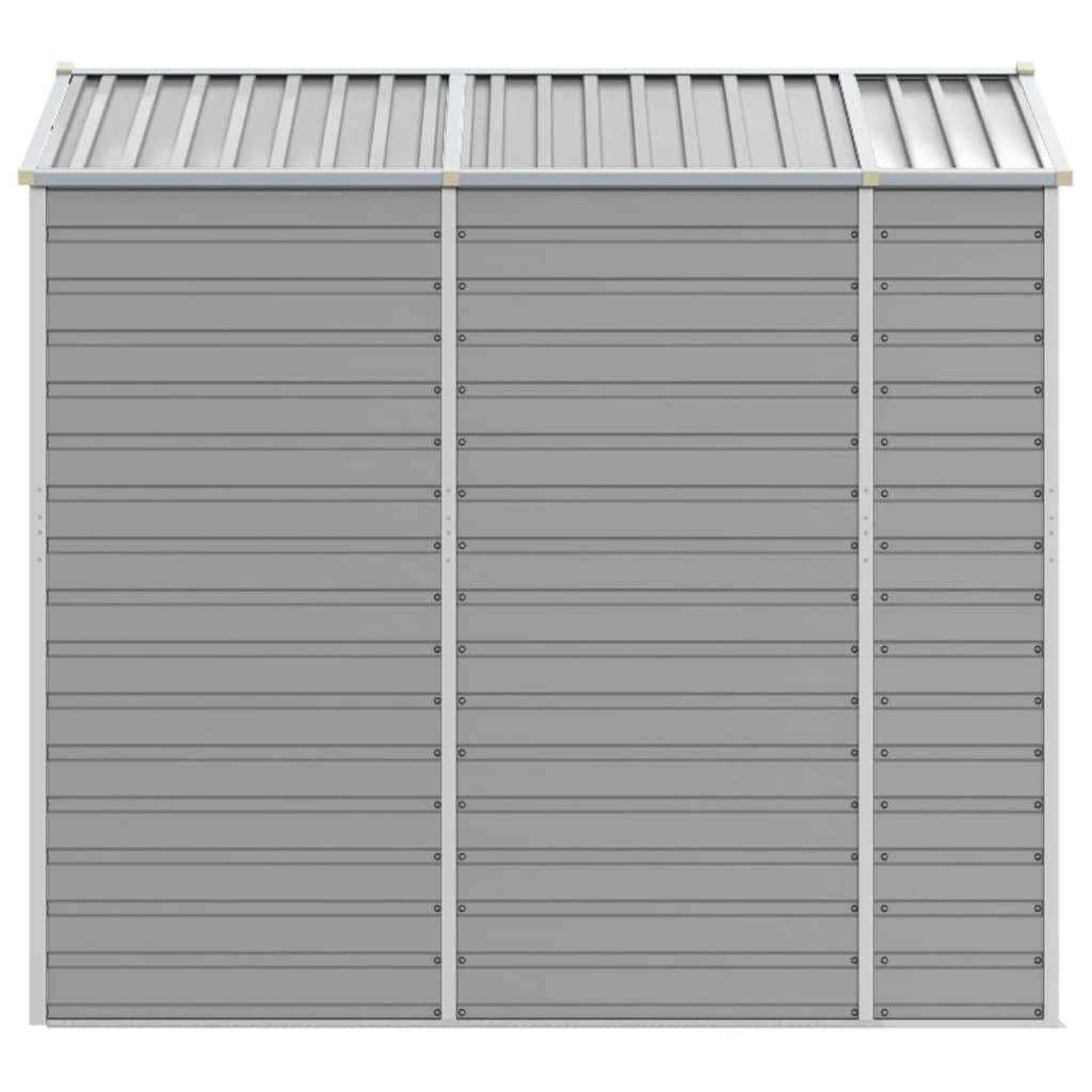 Vidaxl - Abri de jardin gris clair 191 x 215 x 198 cm en acier galvanisé vidaXL 3188243 - Image 7