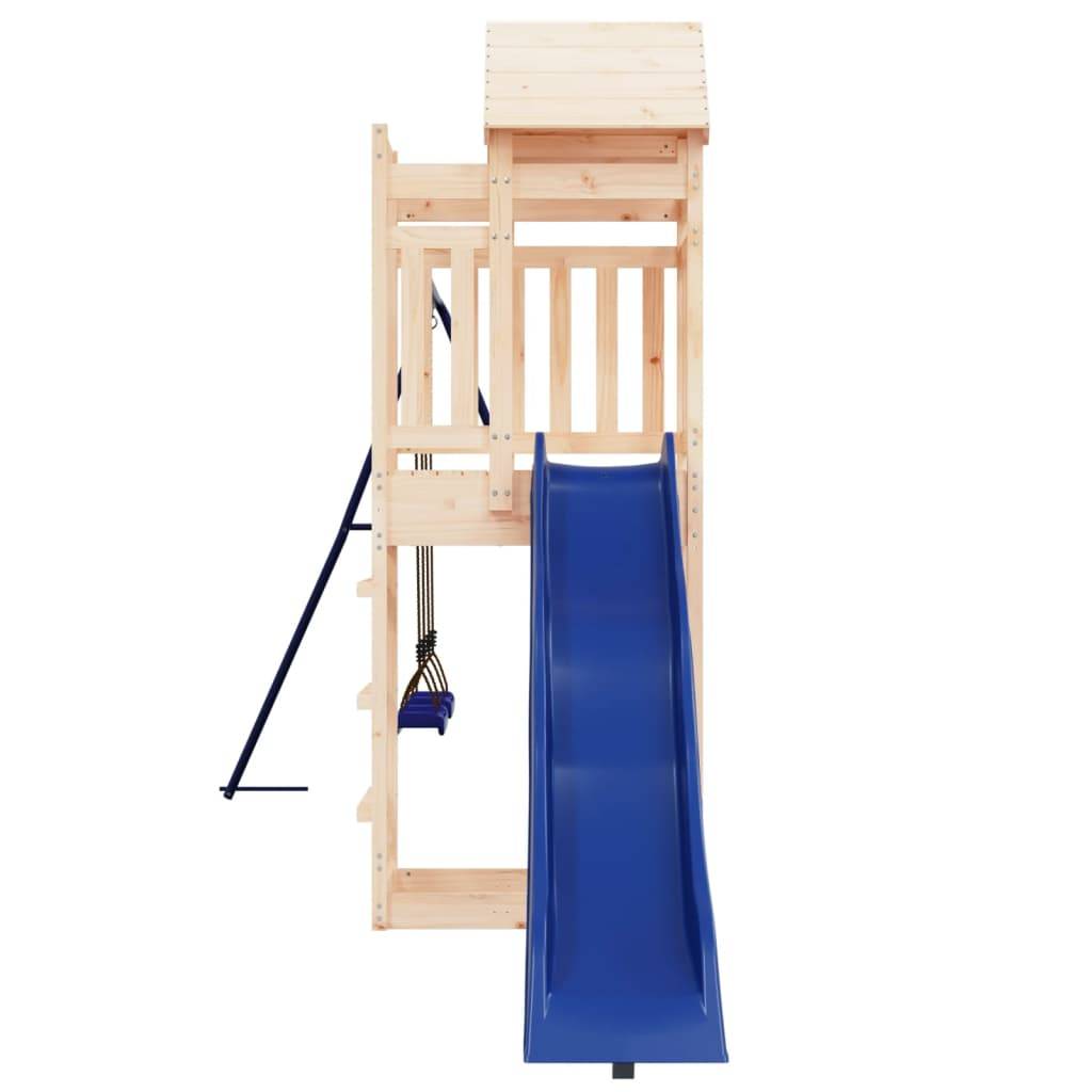 Aire de jeux d'extérieur - Jeu Plein air enfant bois de pin massif-JU1527 - Image 6