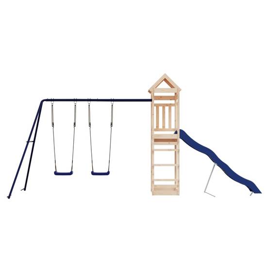 Aire de jeux d'extérieur - Jeu Plein air enfant bois de pin massif-JU1527 - Image 3