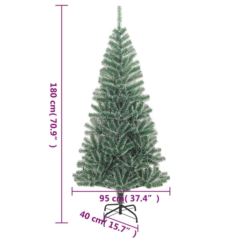 ComfortXL - Sapin de Noël artificiel floqué 180 cm dense effet enneigé – ComfortXL Outdoor Living - Image 7