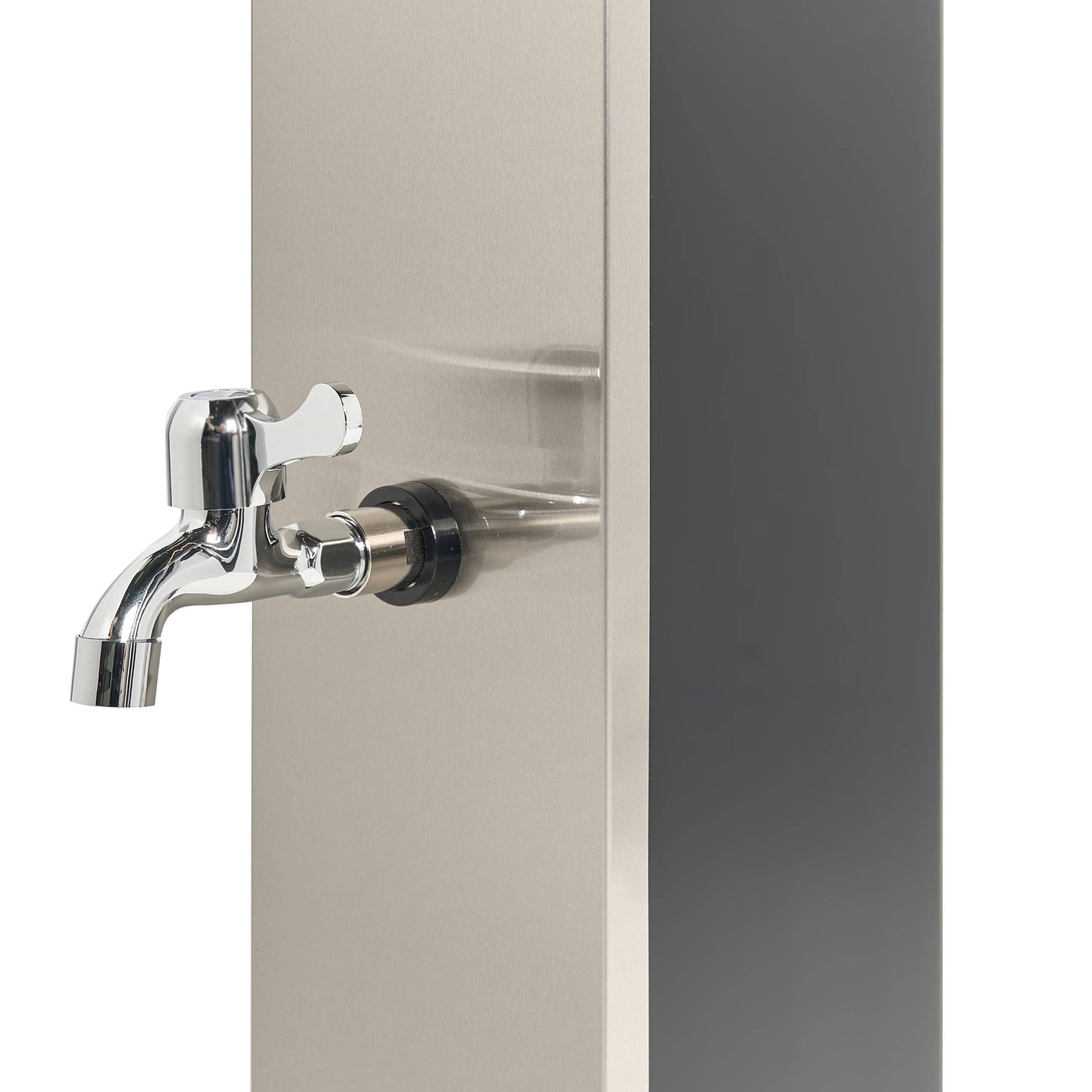 Douche d'extérieur PVC Noir BUENOS - Beliani - Image 6