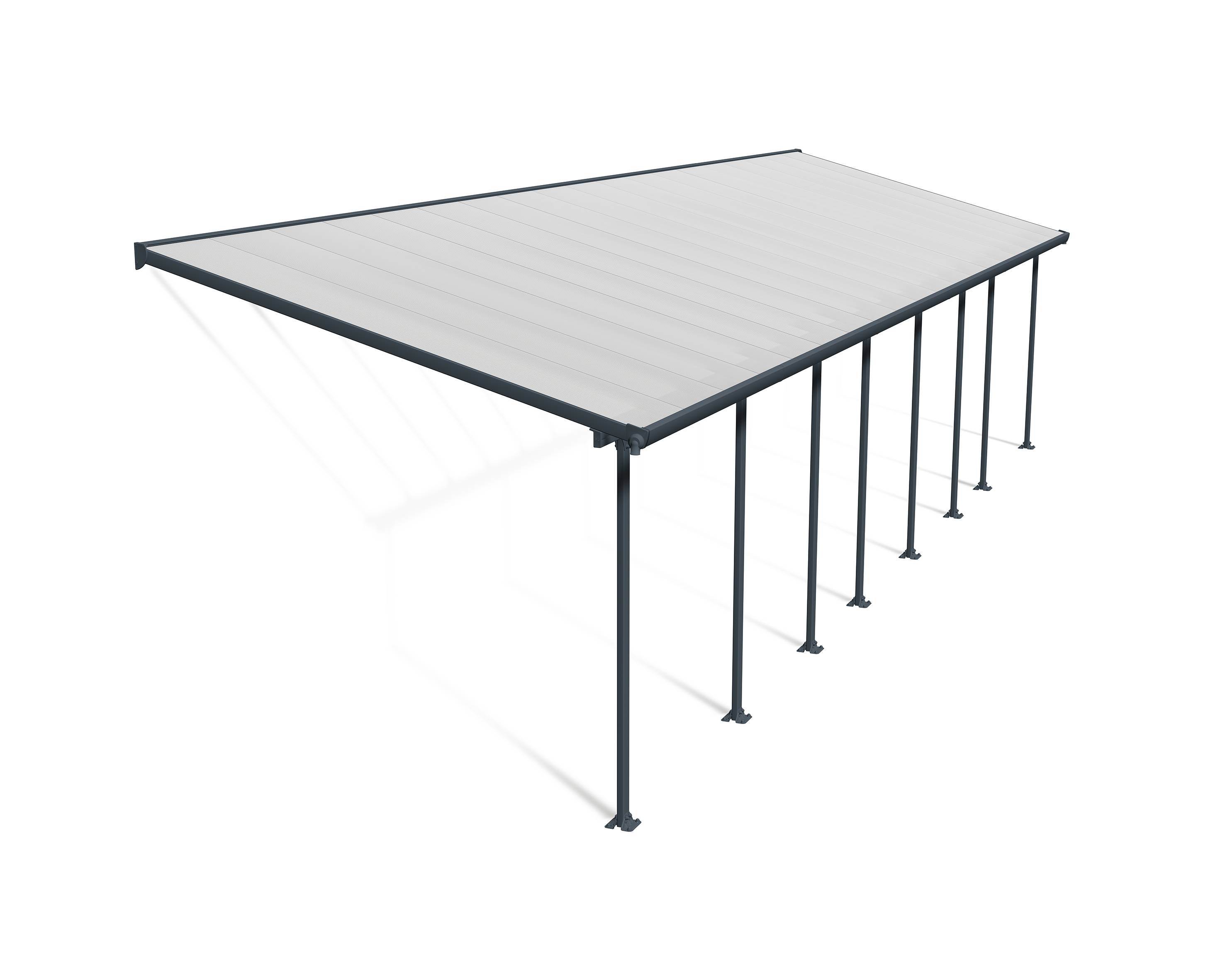 Canopia - Canopia Pergola Feria 3X11,6 Grise - Image 1